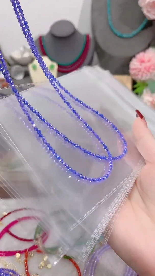 颈饰彩色蓝宝石银S925镶嵌紫99