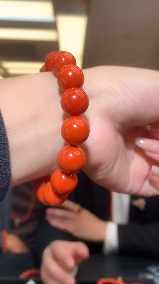 18K金镶嵌手串南红玛瑙【宝石世家严选】