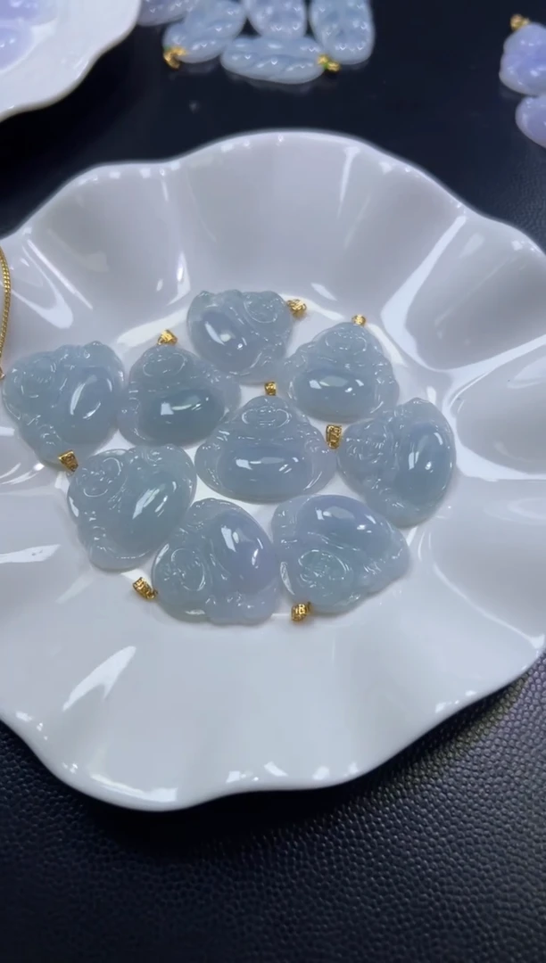 翡翠18K金镶嵌颈饰多样性发一件/4