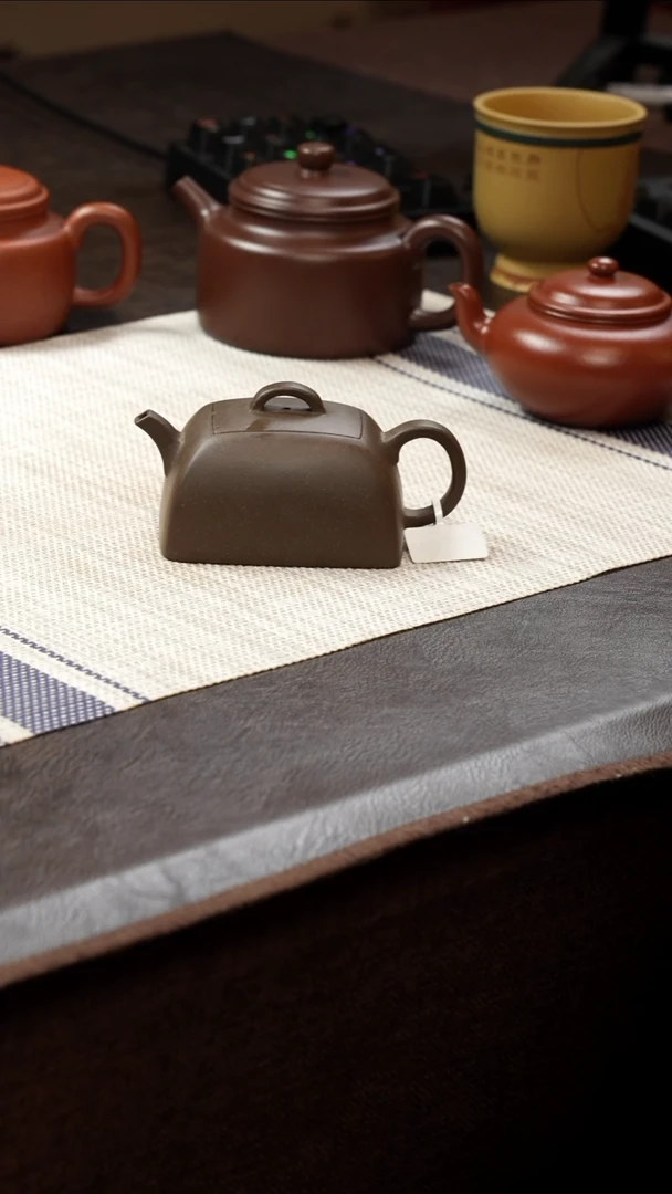 茶壶紫砂坦然 天青 130cc