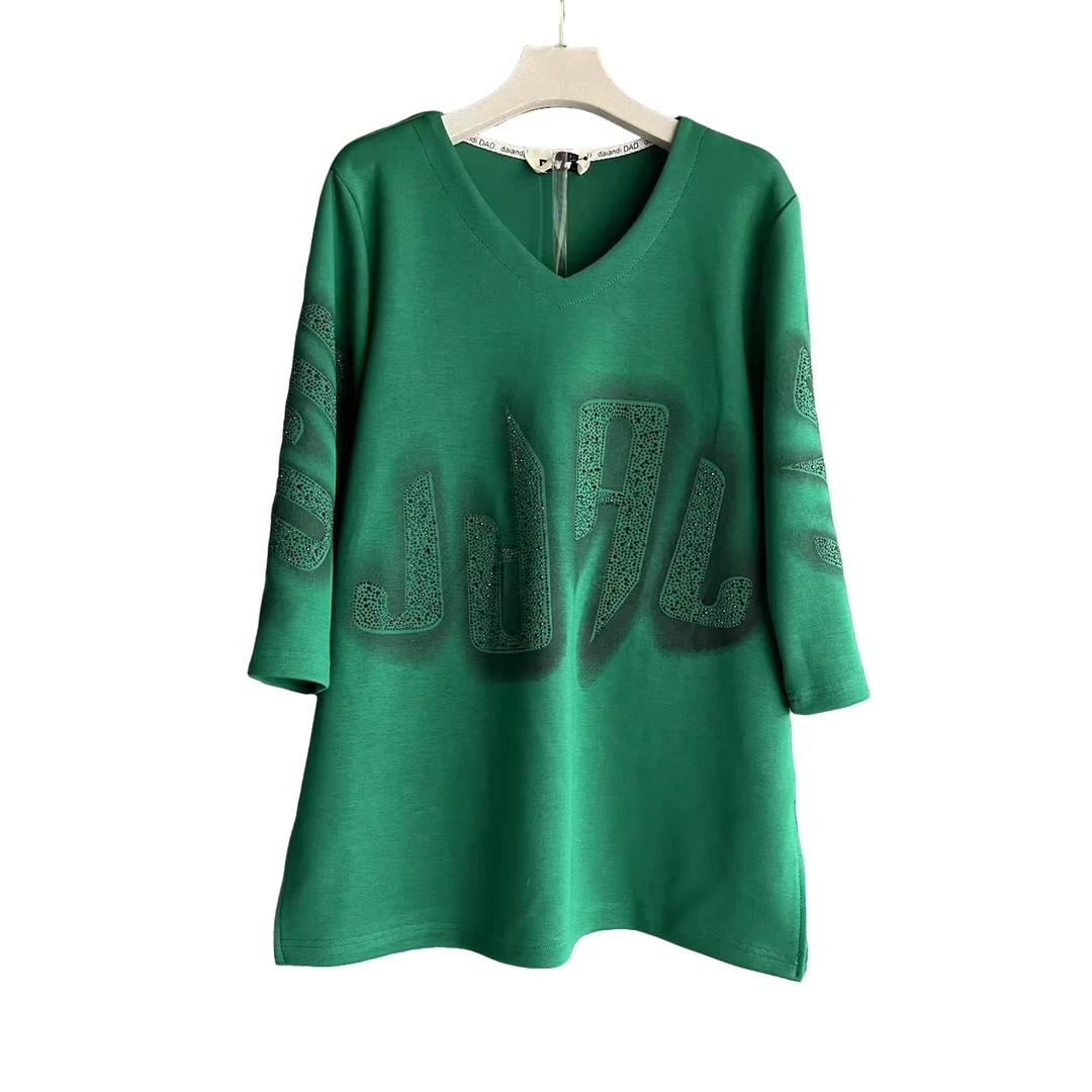 大码女装半袖大衫