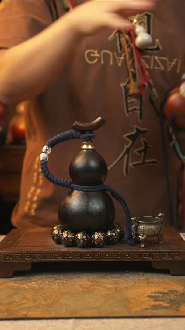 124大漆一物一拍记葫堂出品【不带手串】