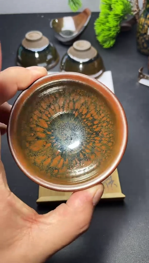 茶盏173叶紫建盏