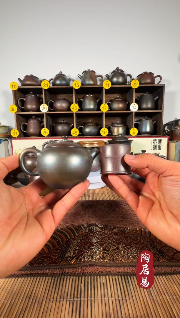 紫泥柴烧苹果壶+一杯