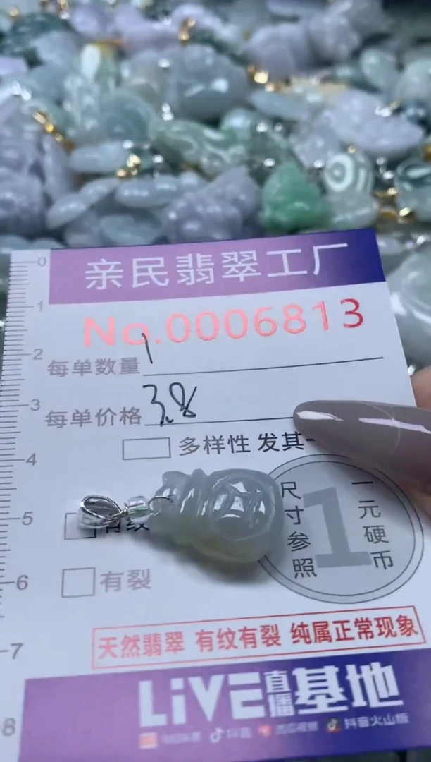 颈饰未镶嵌翡翠6813