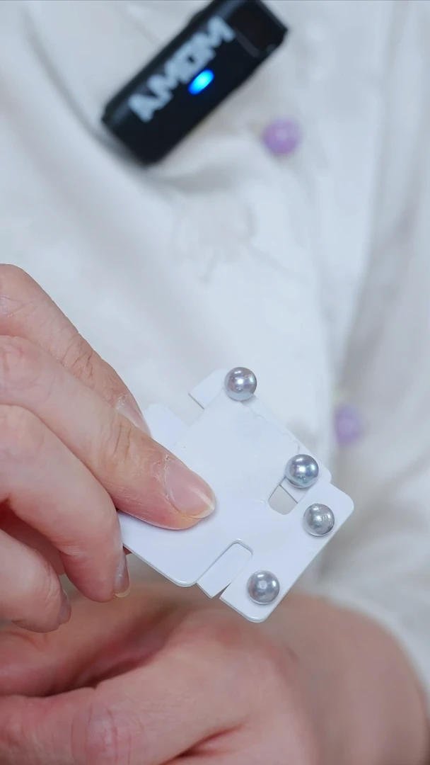 银S925镶嵌海水珍珠耳饰121【】多样性发一