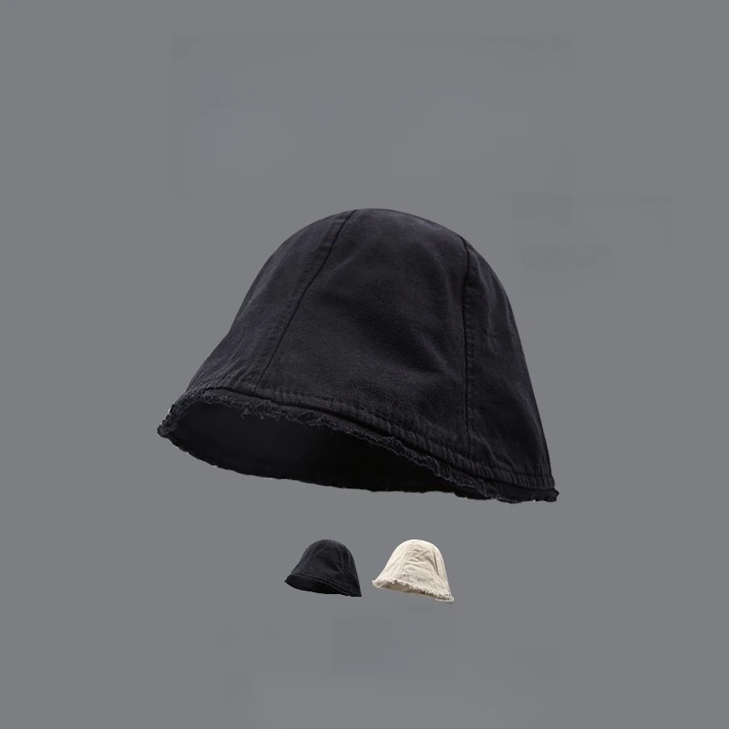 早八素颜氛围感大版渔夫帽子女洋气好看百搭不挑人显脸小圆顶盆帽