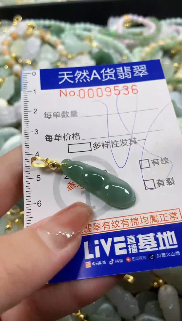 颈饰未镶嵌翡翠天然A货翡翠