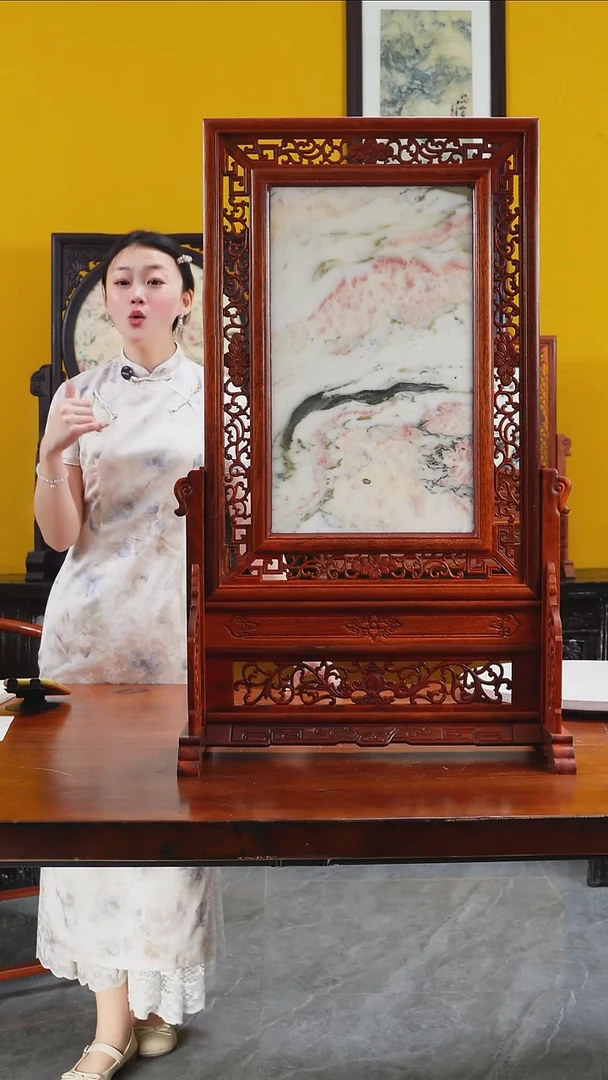 石材天然大理石画摆件