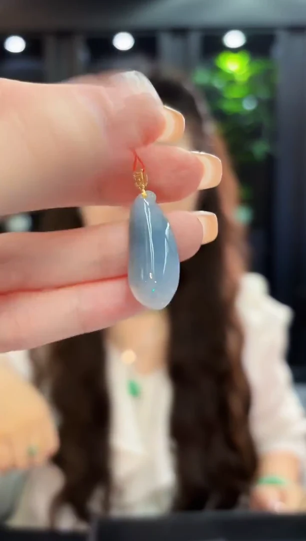 吊坠(不含链)18K金镶嵌翡翠 缅料A货/支持复检/一件