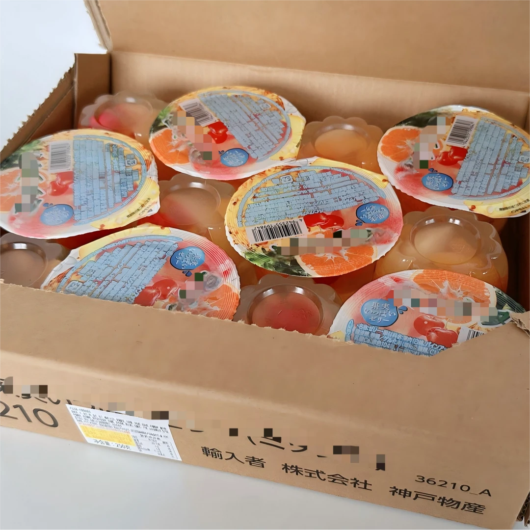 出口日本超大果肉果冻营养网红零食整箱批发