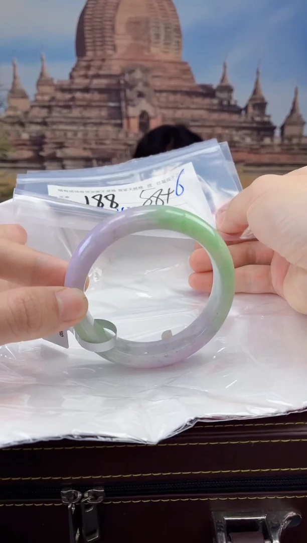 未镶嵌手镯定制翡翠毛货手镯需精细抛光/58