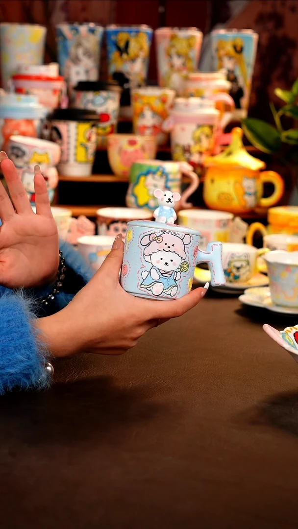 景德镇全手工手绘杯杯