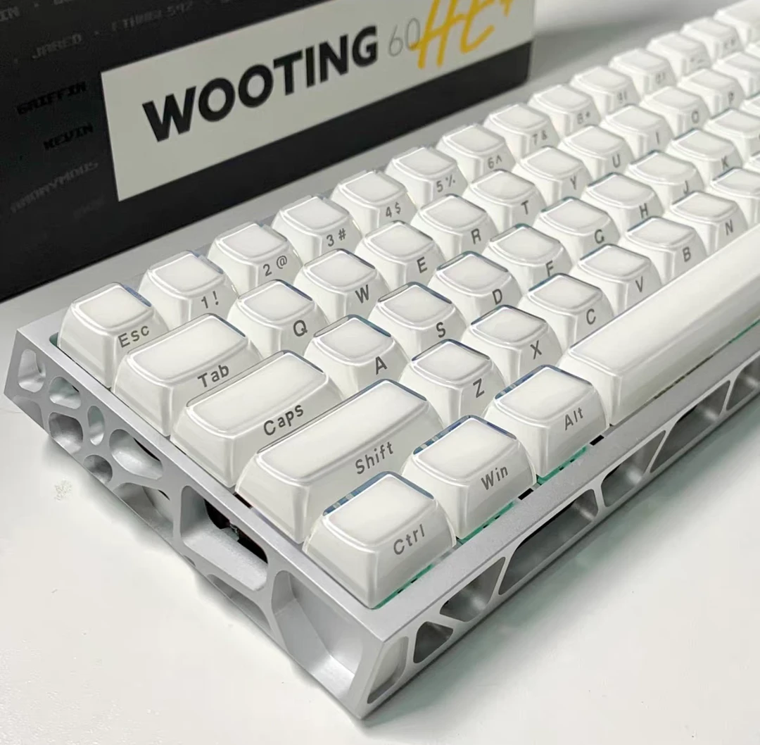 XVX官方正品水晶果冻侧刻键帽113键OEM高度机械或磁轴键盘帽