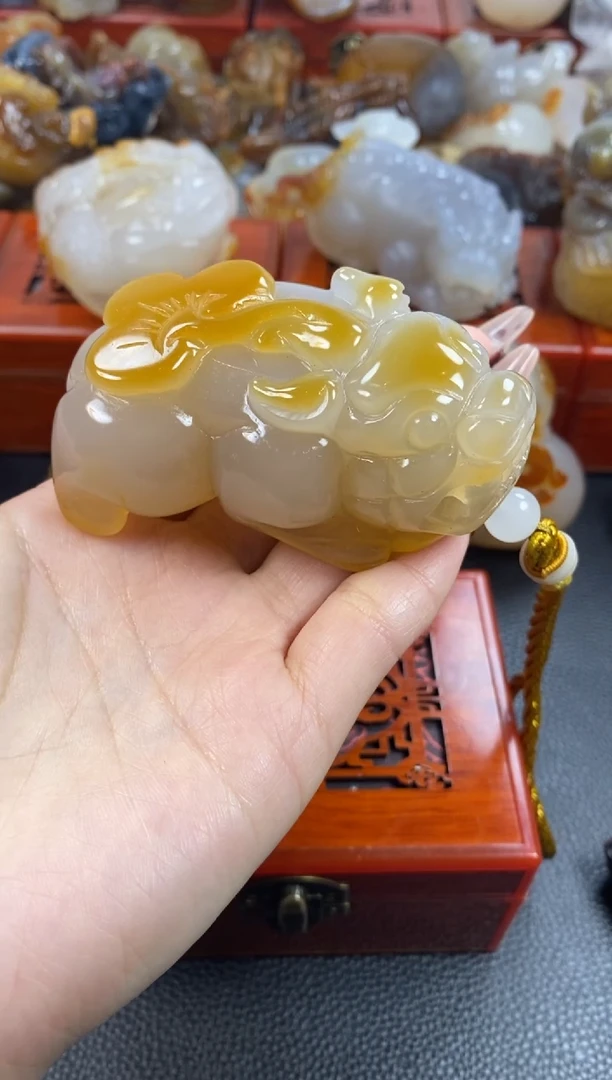 【闪购商品】玛瑙/玉髓手把未镶嵌1