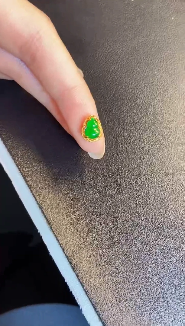 吊坠(不含链)银S925镶嵌翡翠1