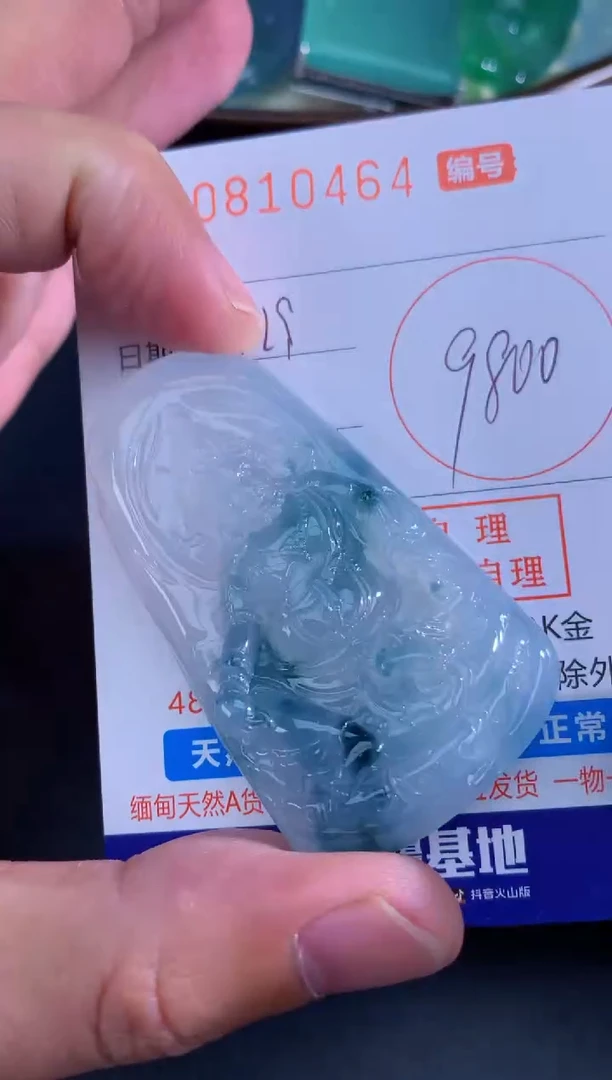 翡翠未镶嵌颈饰天然A货翡翠