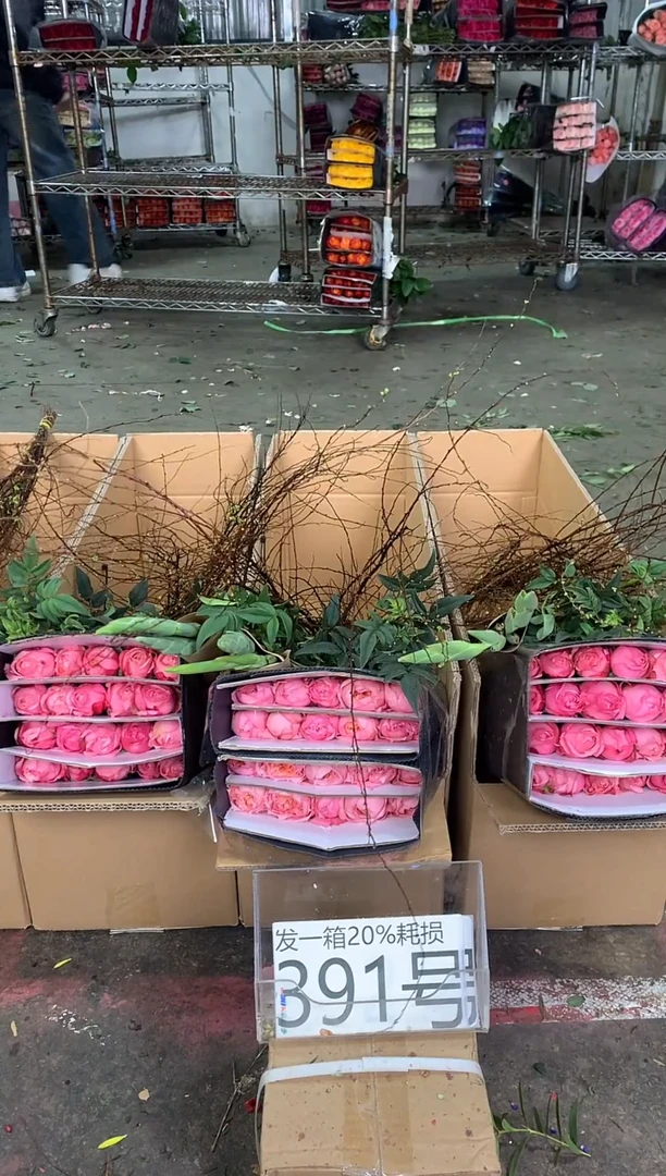 391号♥中通含20%耗损发一箱鲜花