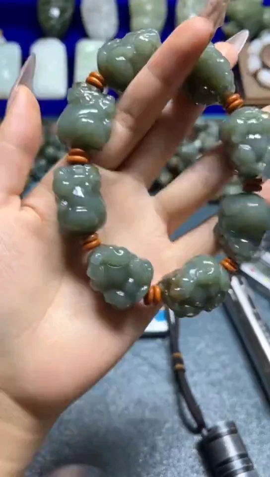 未镶嵌手链和田玉拍一发一