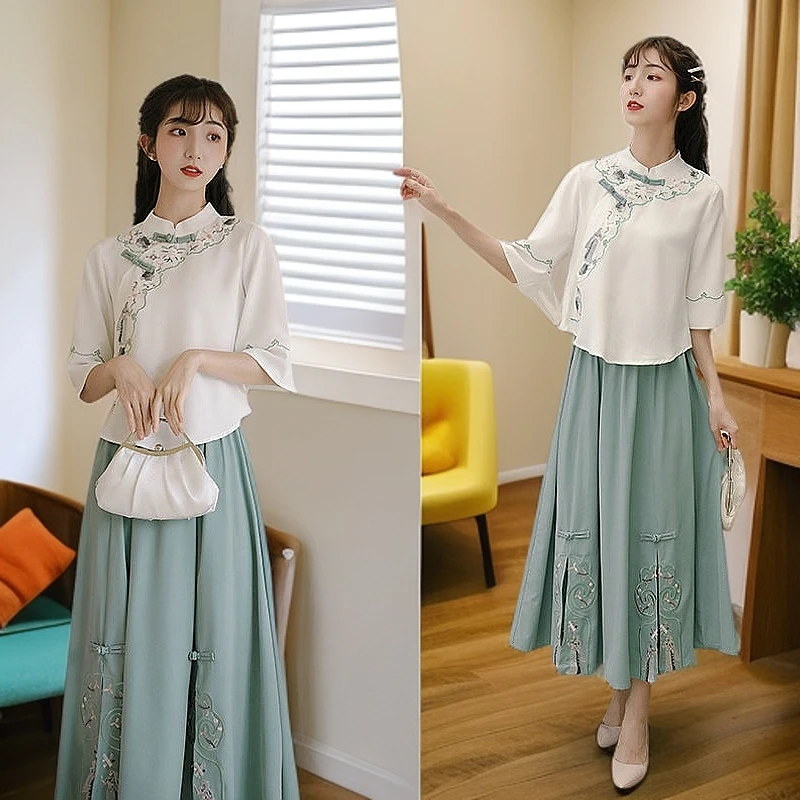 民国风女装百搭民族风民族服装爆款中国风国潮复古女装