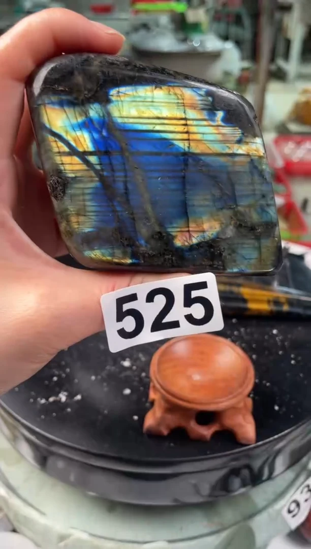 未镶嵌水晶大型摆件（非配饰）拉长石 525