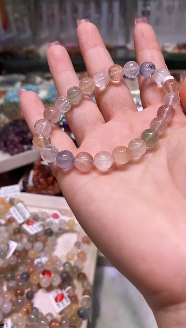 未镶嵌手链水晶多样性发其一兔毛8.5+