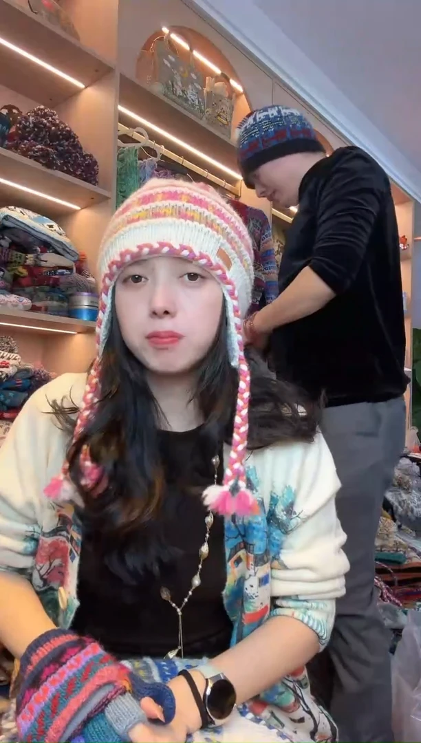 绵羊毛美丽如纯手工粉色