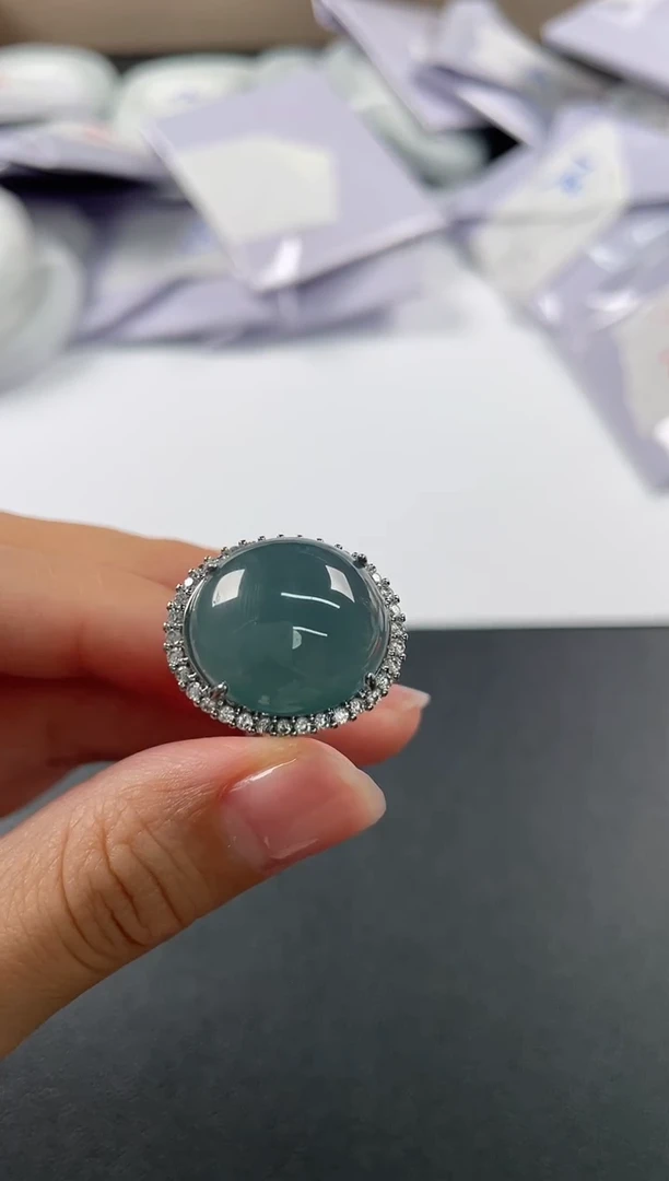 未镶嵌戒指翡翠7072