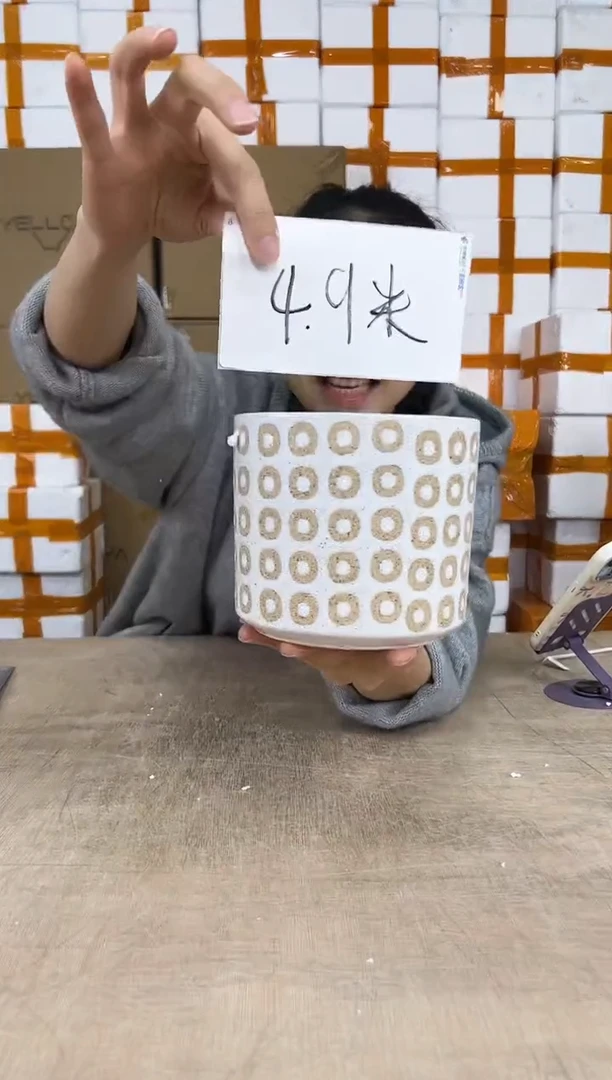 圆筒圆圈棕色13x12