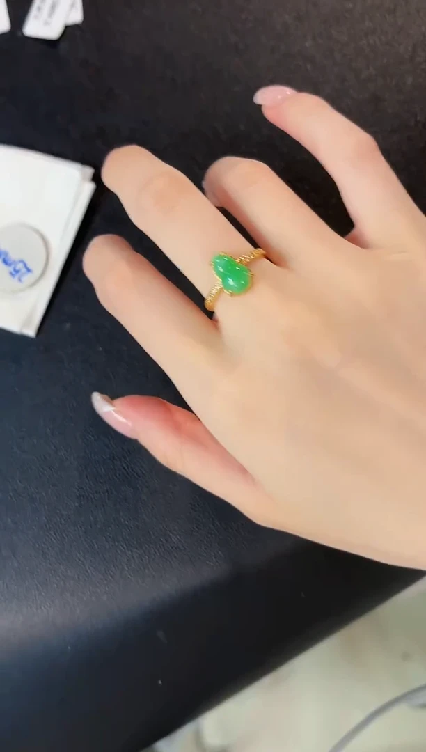 翡翠戒指未镶嵌缅料A货/多样性发货/一件