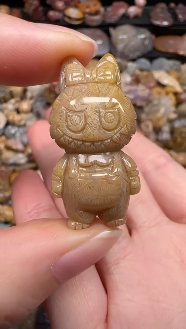 硅化珊瑚（珊瑚玉）未镶嵌颈饰159