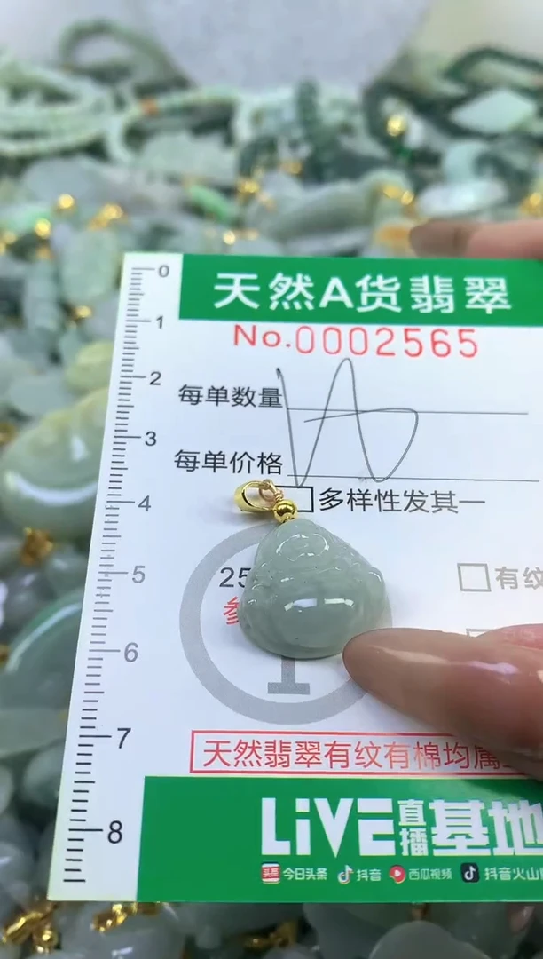 颈饰未镶嵌翡翠天然A货翡翠