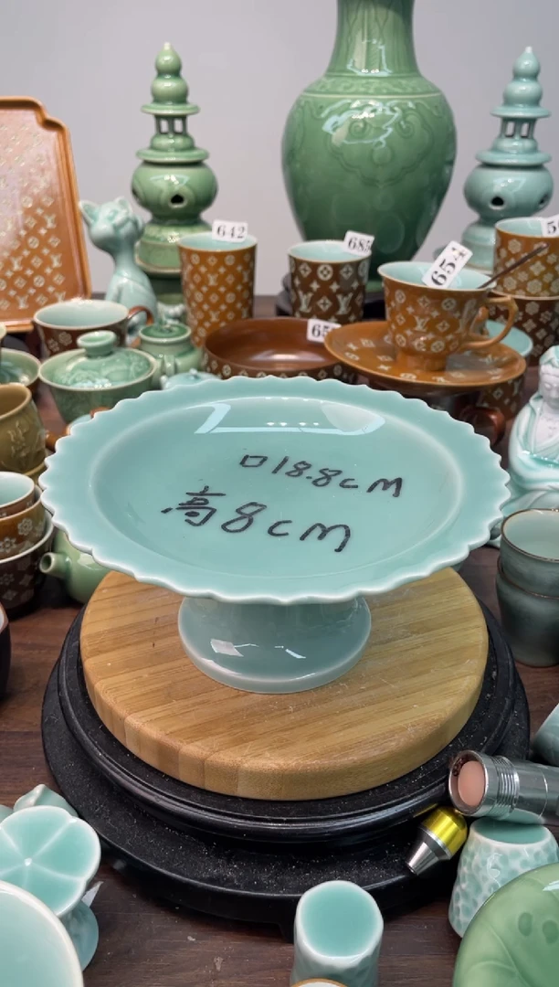 特价福利 微瑕 慧仙青瓷