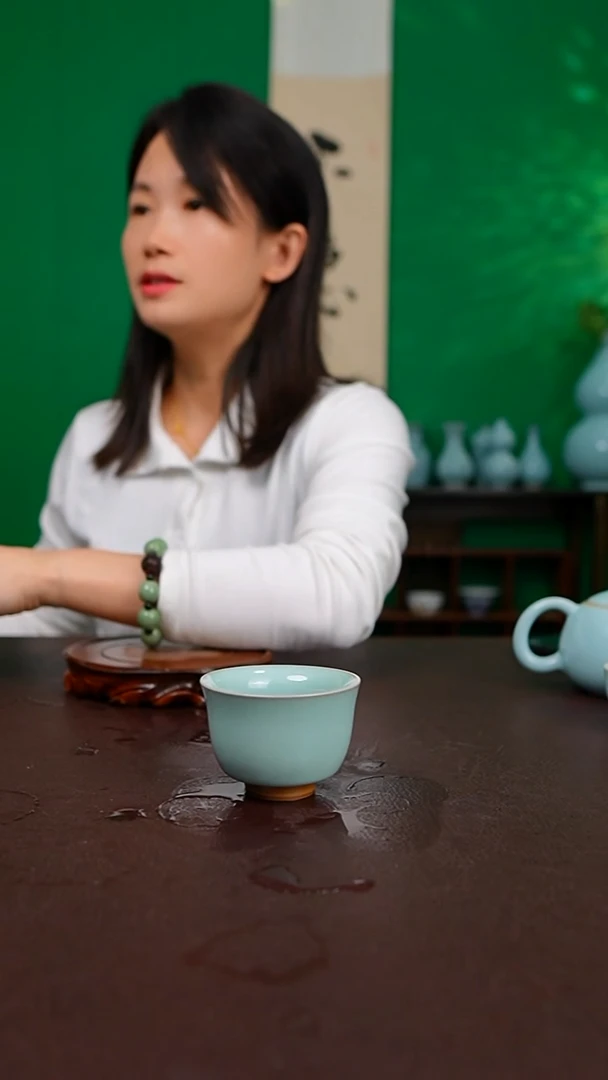 天青老款美人杯不完美 简装