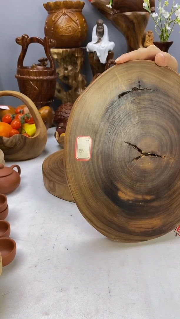 香樟木A4香樟原木板墩墩/尺寸28*25*4