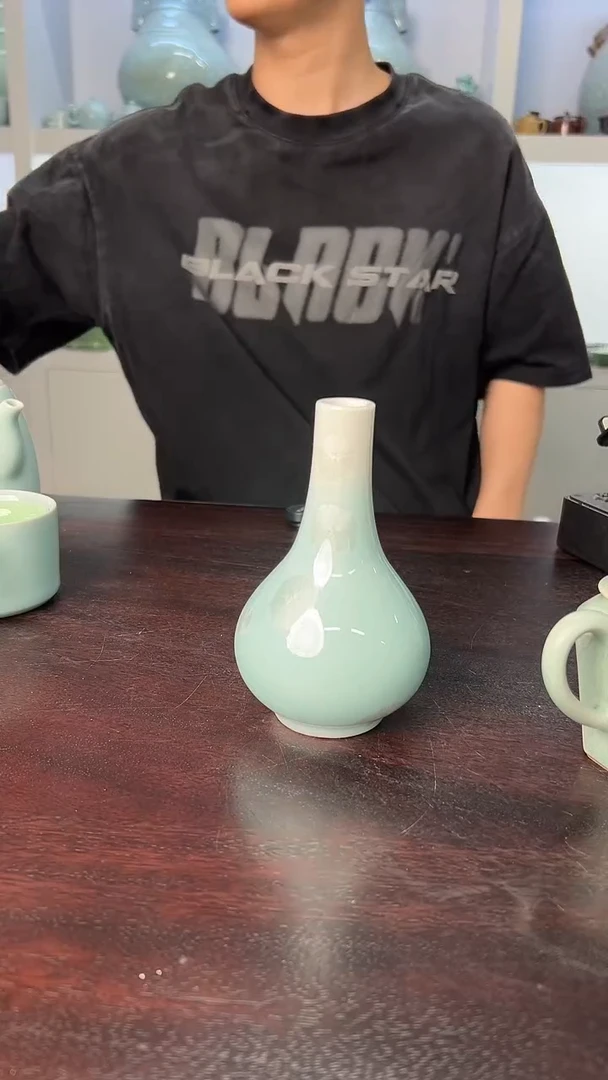 龙泉云间青瓷小米茶器