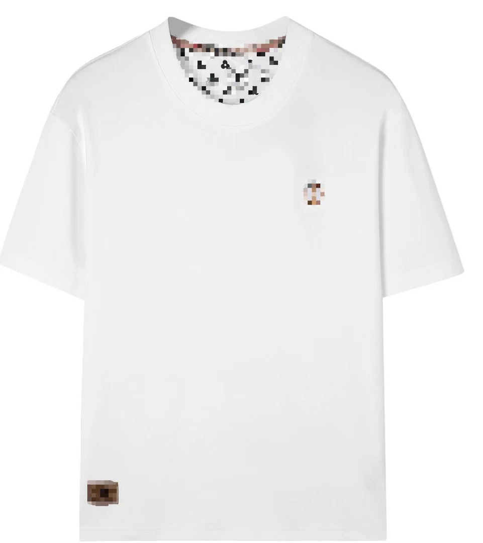 02244 张十柒服饰货号 B891高端长绒棉短袖百搭舒适宽松T恤上衣