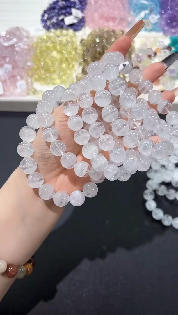 水晶手链未镶嵌29i多样性发其一【1条】默认微瑕12mm