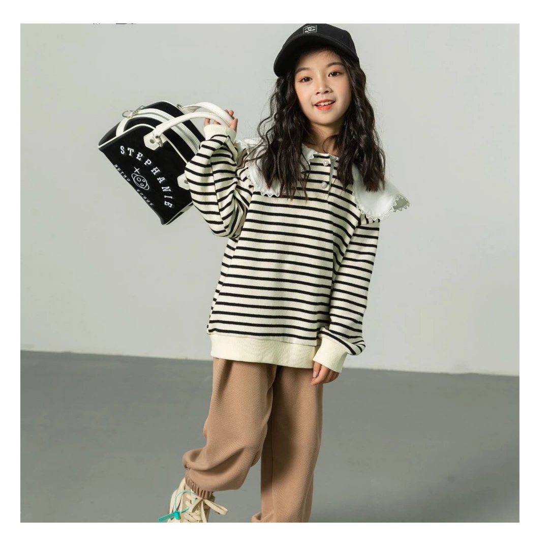 32527高端专享青少年老林家天花板卫衣绿米条