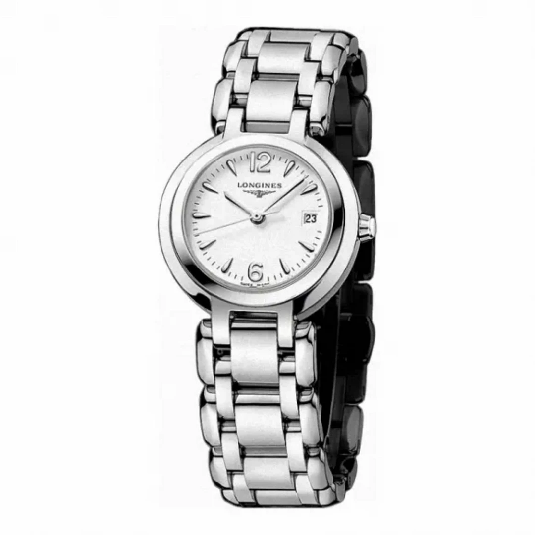 99新 Longines/浪琴 心月钢带水滴刻26.5精钢石英HZ