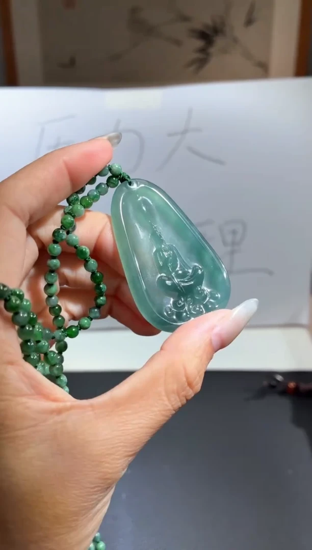 吊坠(不含链)未镶嵌翡翠悟道