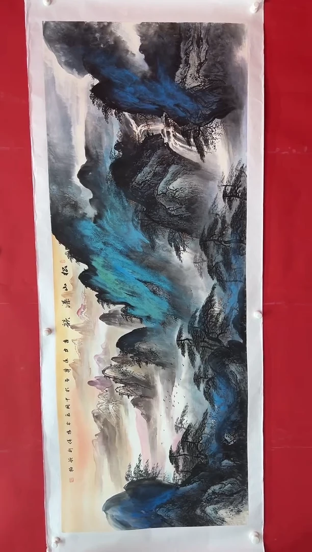 国画画家陆远华纯手绘原作