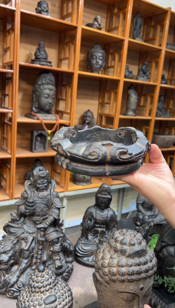 陶土【火山泥】金箍坛底座