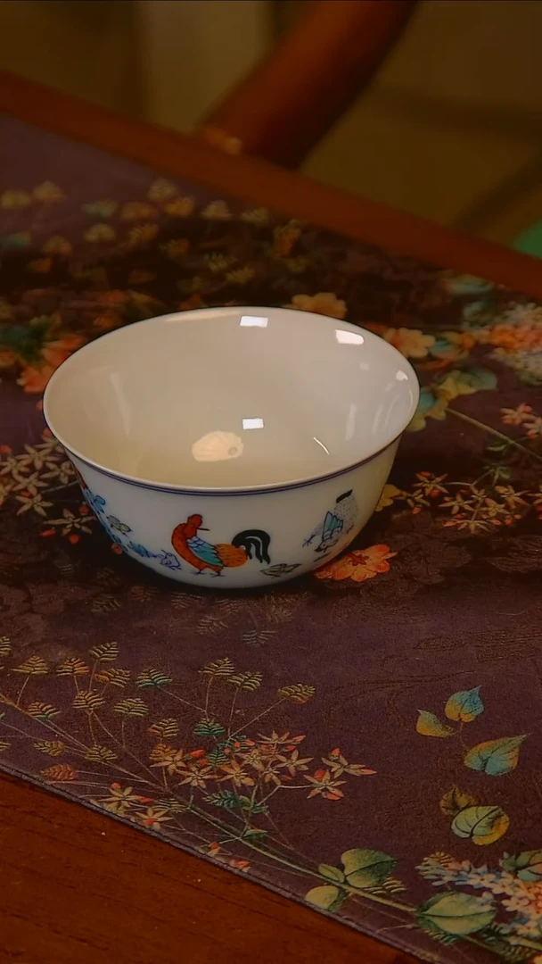 杯手工手绘杯杯很美丽