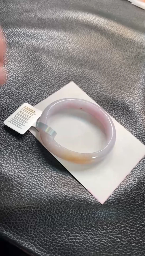 未镶嵌手镯翡翠99号链接 54贵妃 有纹