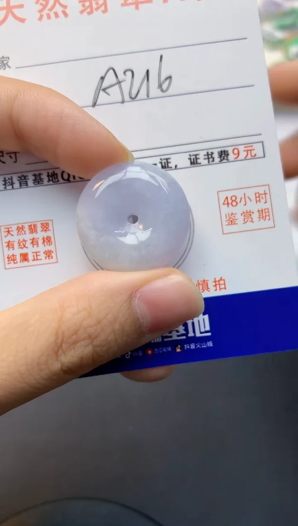 颈饰未镶嵌翡翠天然缅甸A货翡翠百元以上9元证书费自理