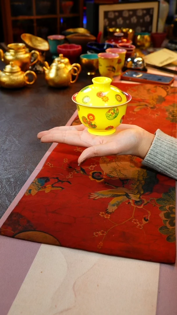 茶杯紫砂【宜景窑系列】盖碗