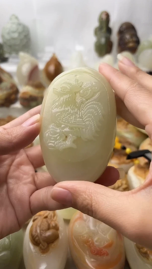 石材古青石棉纹正常不退换鸡