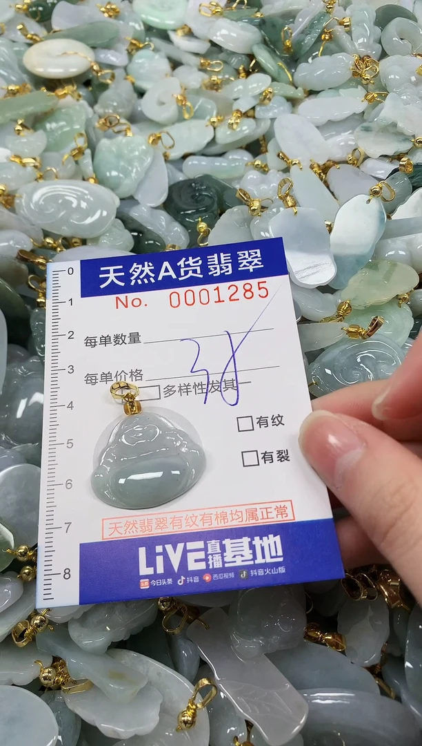 颈饰未镶嵌翡翠天然a货翡翠