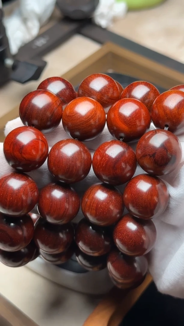 手串/手链小叶紫檀印度小叶紫檀顶泥高油密2.0 无胶无蜡